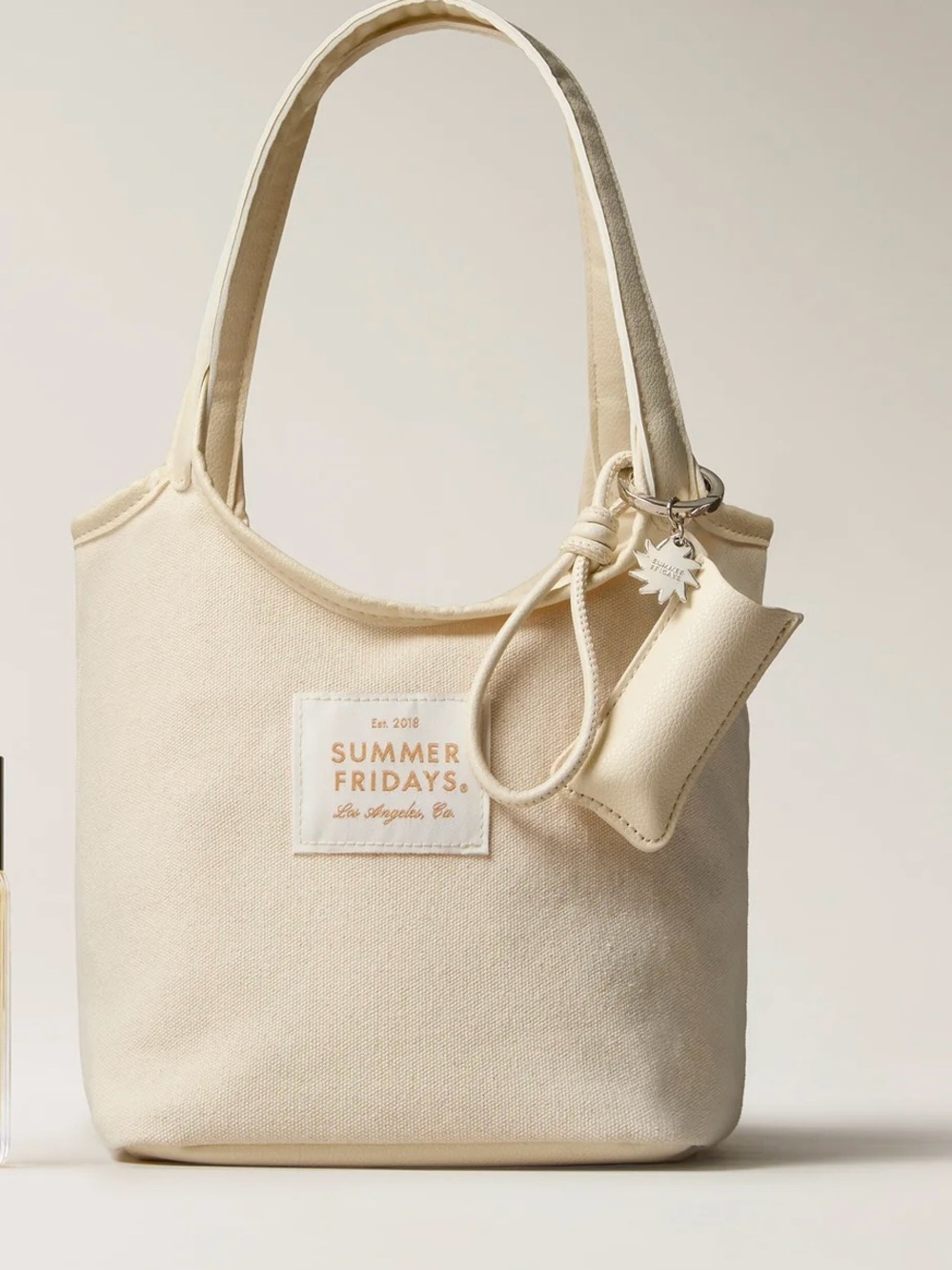 Summer Fridays SUNLIT VANILLA TRAVEL MINI TOTE